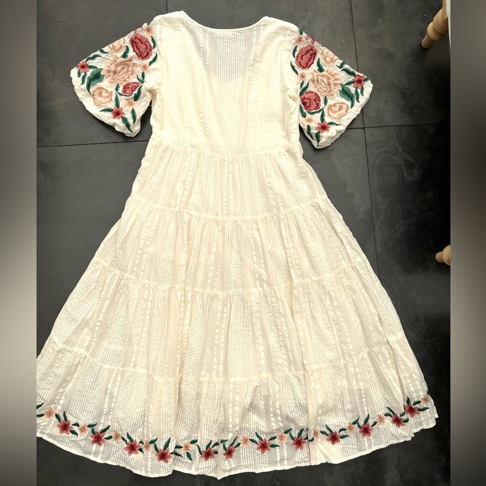 Roller Rabbit Embroidery Dress, Size Medium - Picture 5 of 8